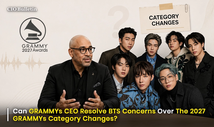 GRAMMYs CEO Reacts To BTS 2027 GRAMMYs Skip